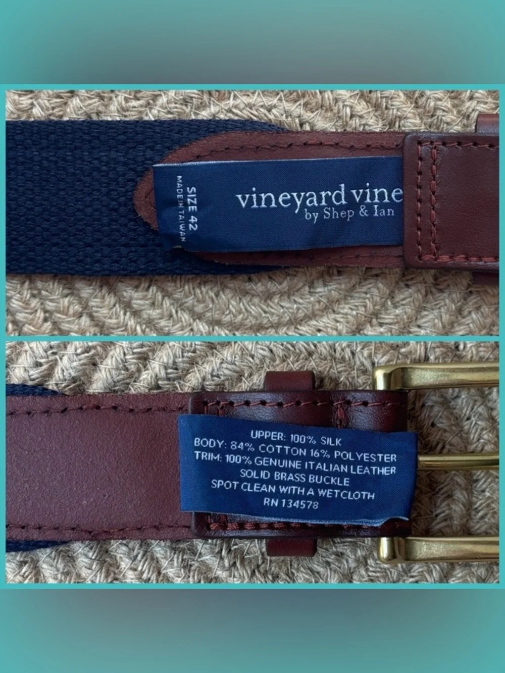 Vineyard Vines Micro Whale Belt